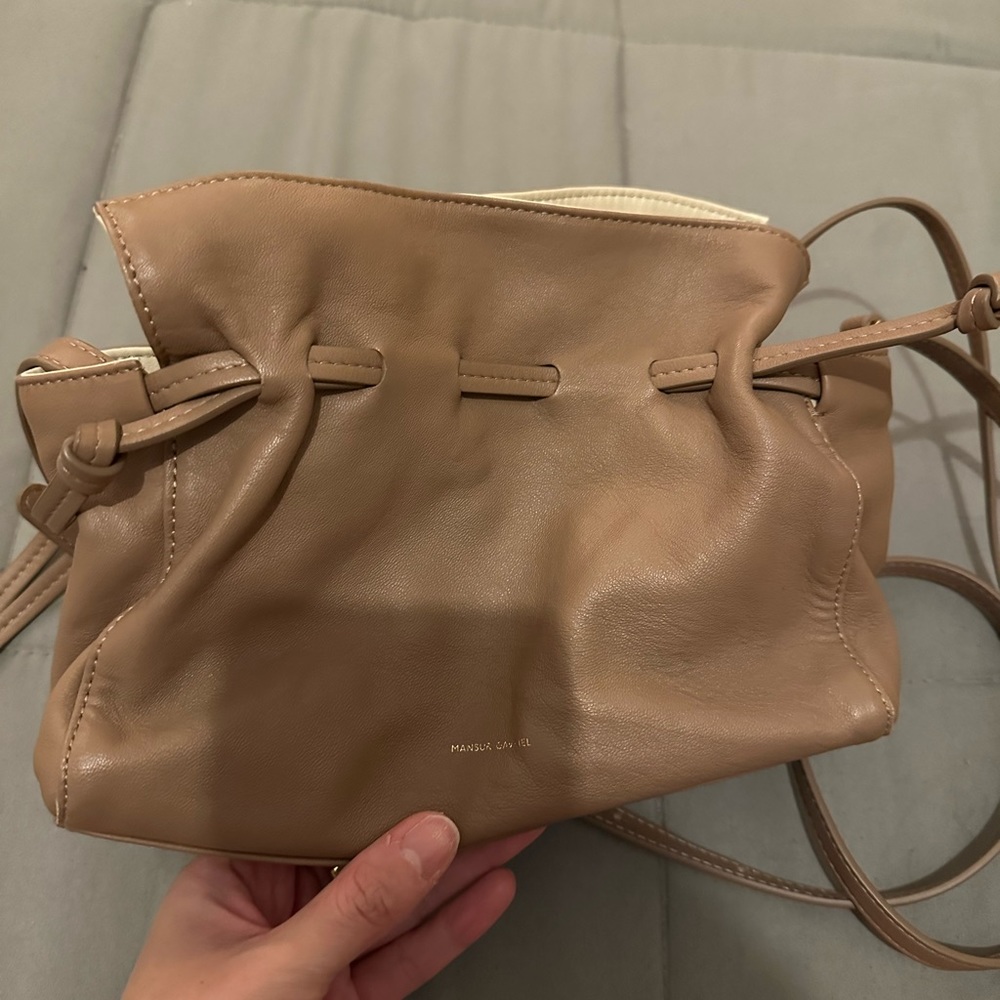 Mansur Gavriel Tan Clutch